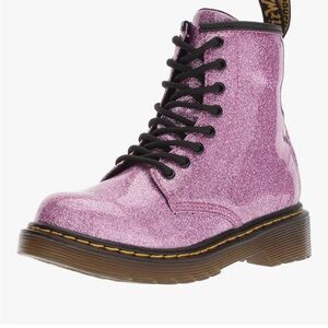 Dr. Martens Kids Sparkly Pink Boots
